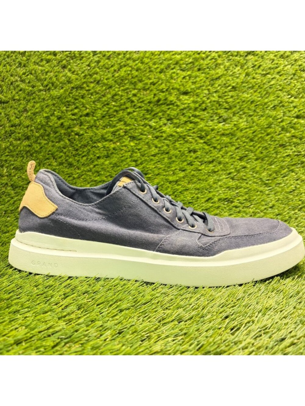 Cole Haan GrandPro Rally Canvas Court Mens Size 12 Blue Casual Shoes Sneakers